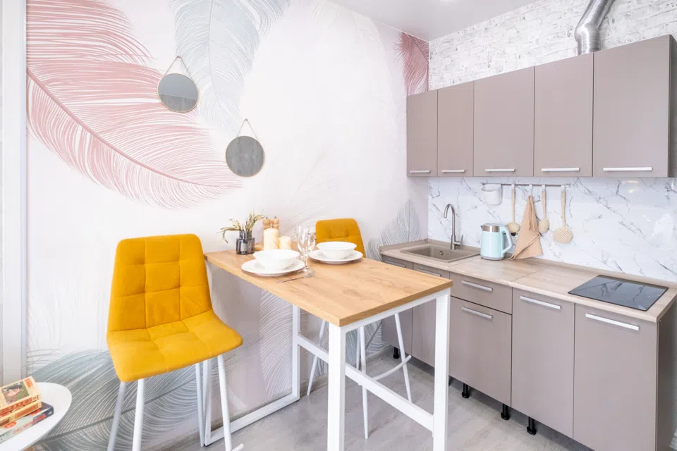 1-к. квартира, 30 м2, 2 кровати