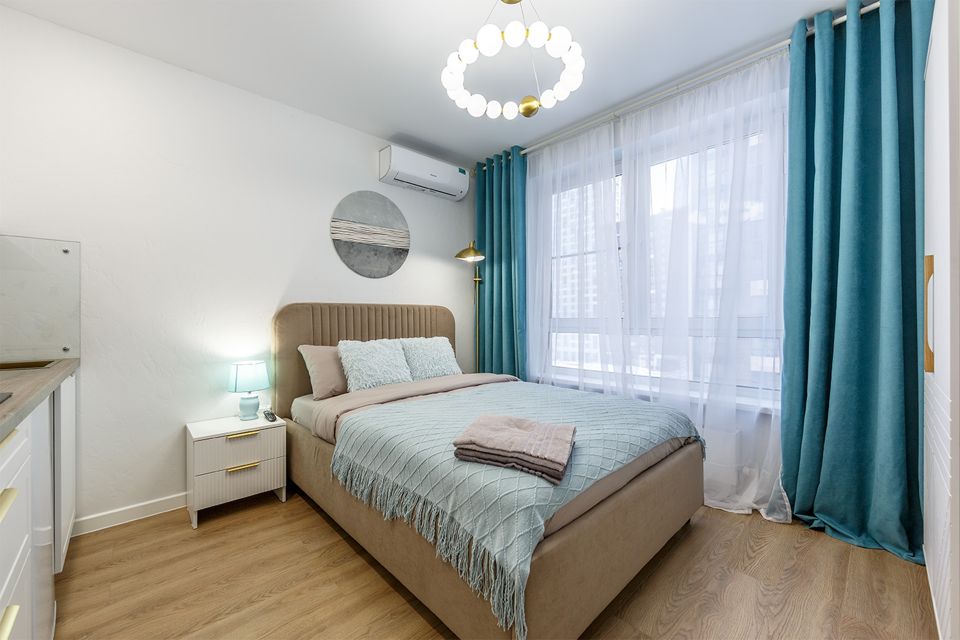 Дизайнерская студия с атмосферой отеля