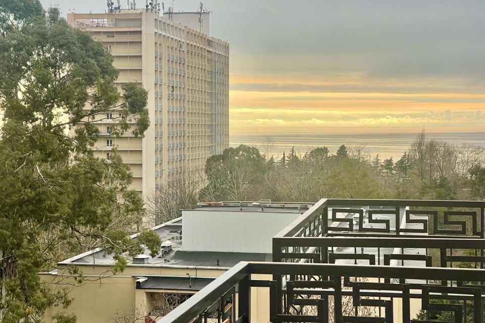 Апартаменты 350 до пляжа, Кровать 180 Вид на Море Кофемашина