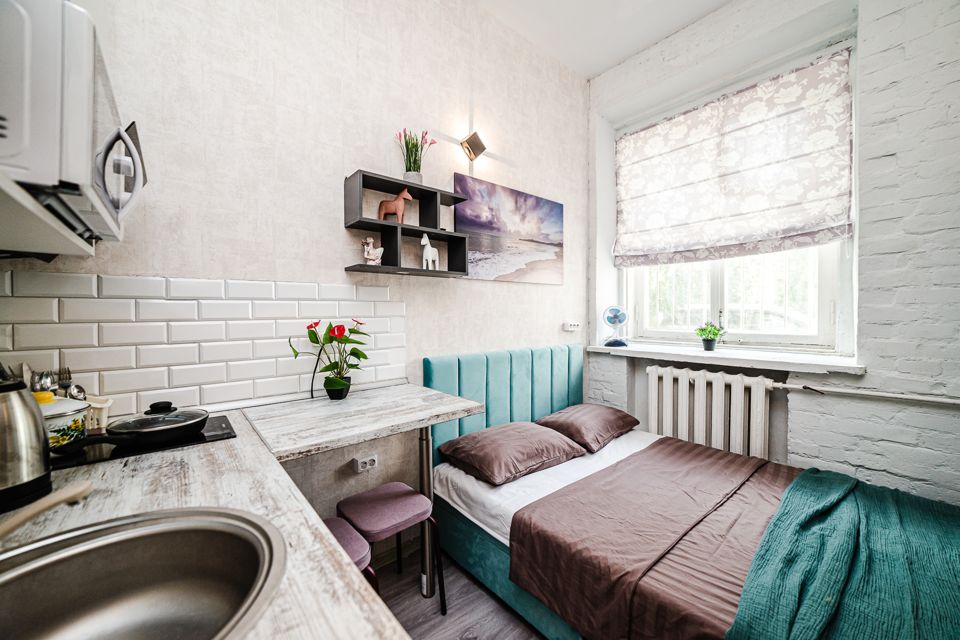 Уютная студия для двоих, рядом с метро Улица 1905 года