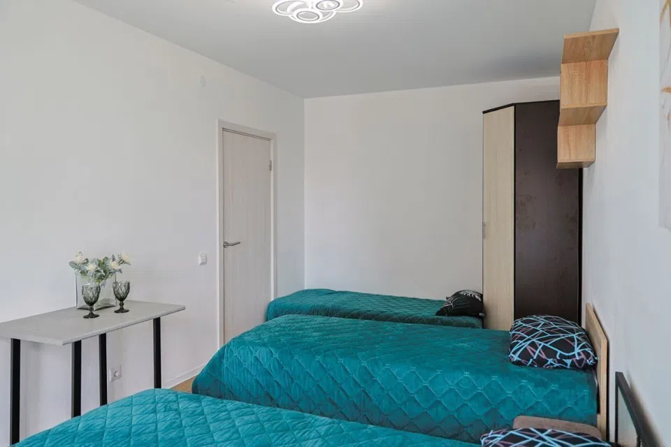 Кв.Ярославка 58 м², 6 кроватей,7м