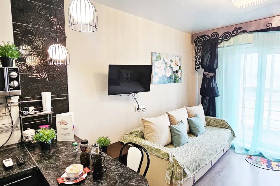 ВИНТАЖНАЯ И АТМОСФЕРНАЯ КВАРТИРКА, ВИД НА ГОРОД