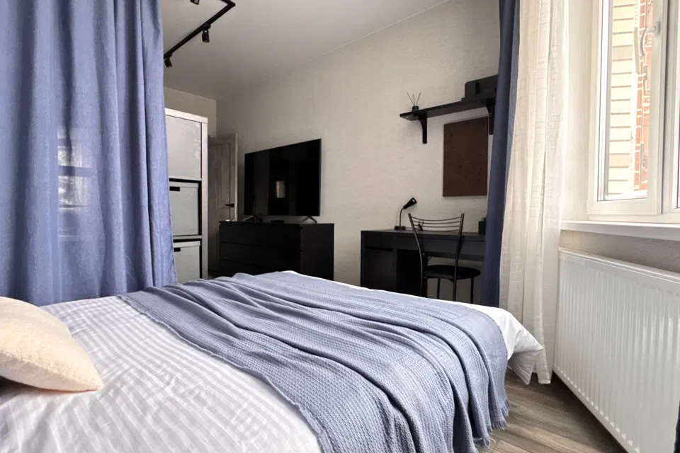 1-к. квартира, 35 м, 2 кровати в Химках