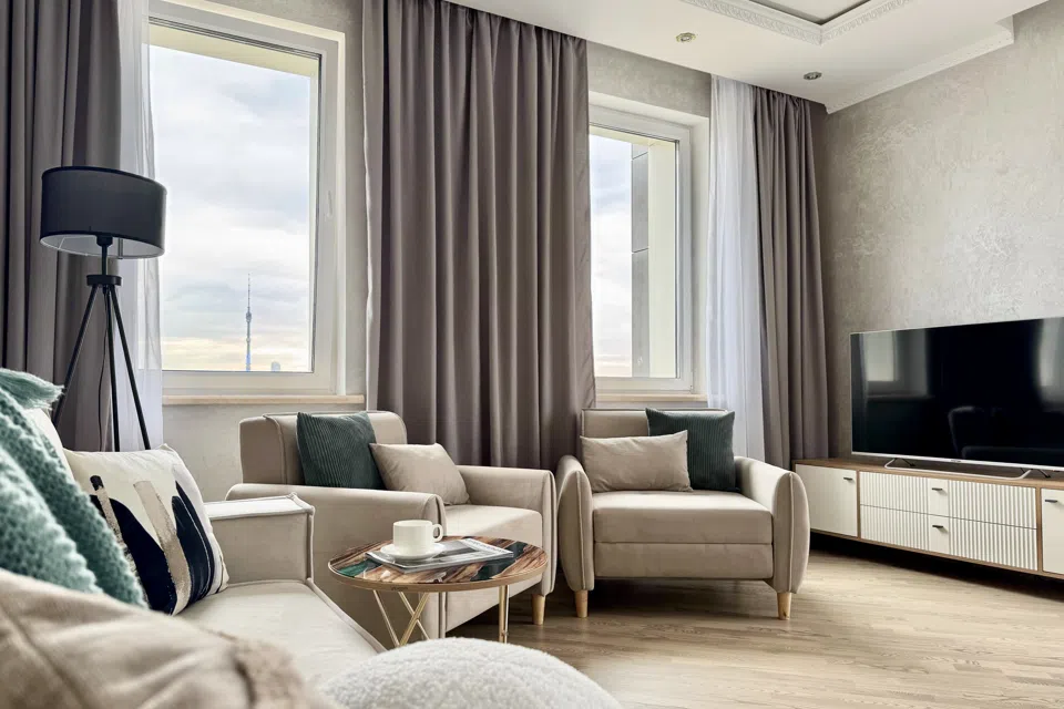 3-к апартаменты, 80 м, 7 кроватей