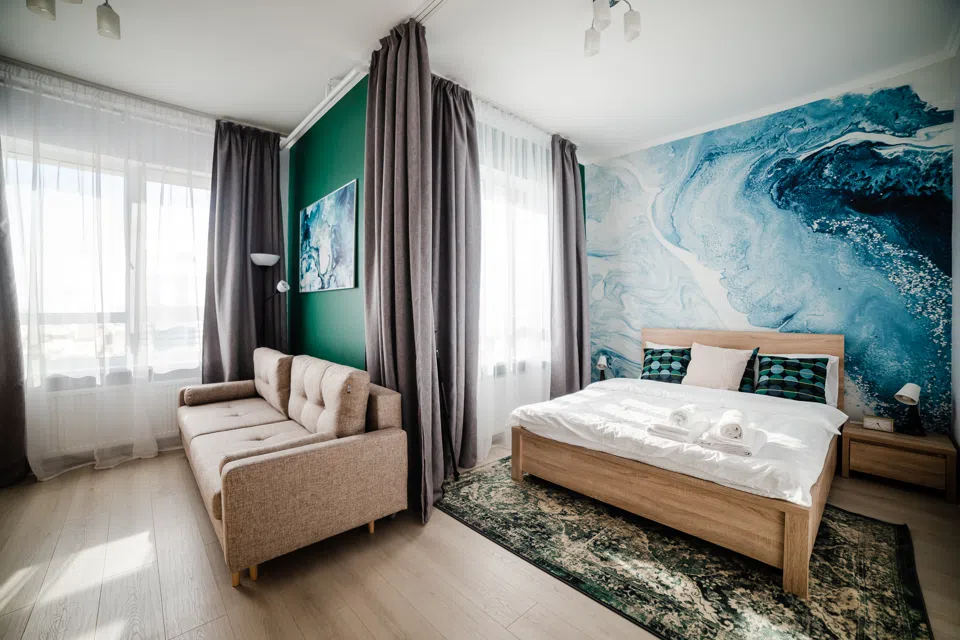 Апартаменты River Side Мраморное море с видом на Москва Сити
