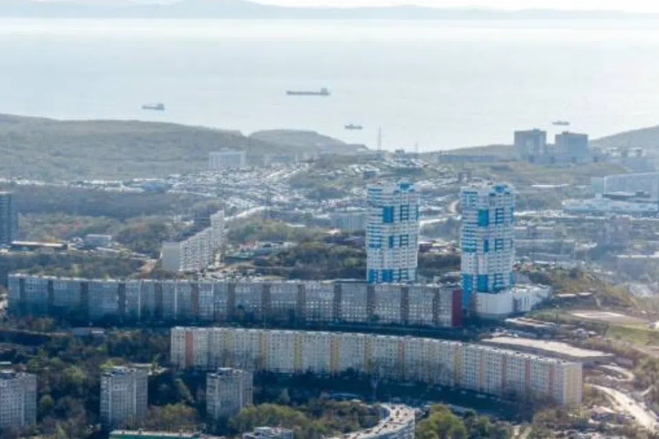 В географическом центре города 