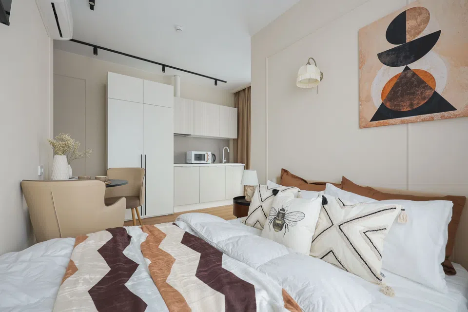Уютная студия на 7 этаже в ЖК Nice Loft