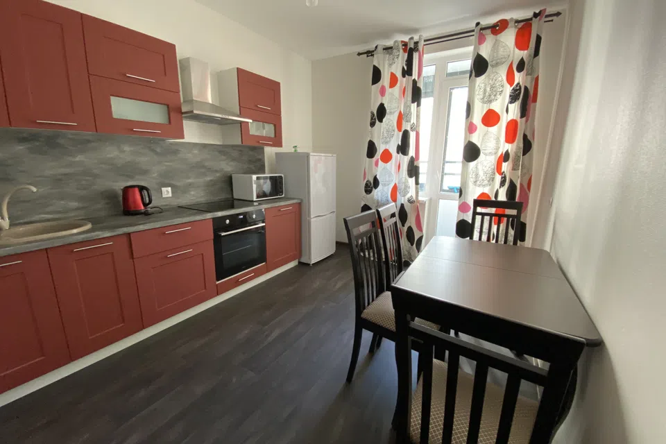 1-к. квартира, 40 кв. м, 2 кровати