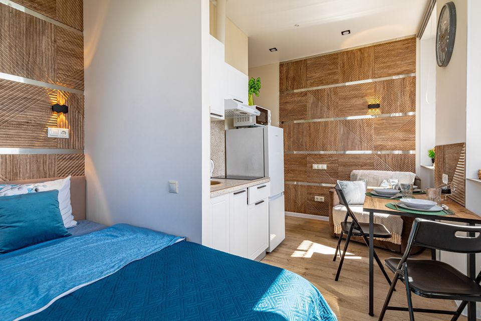 Светлая квартира-студия