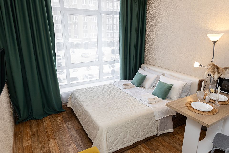 Милая студия на Притомском 25к2, 30м2