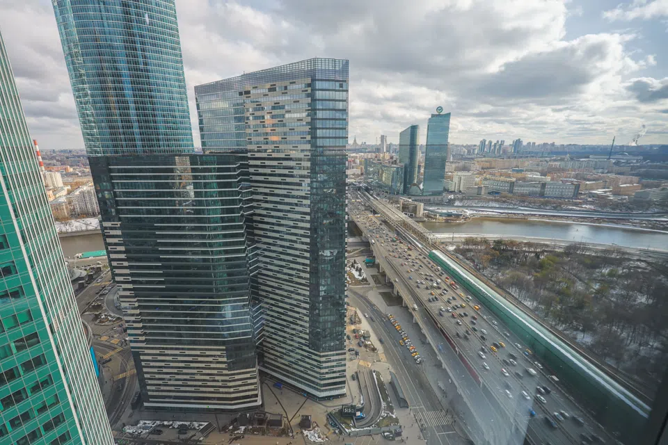 Студия на 32 этаже в Москва Сити. Башня ОКО Towers.