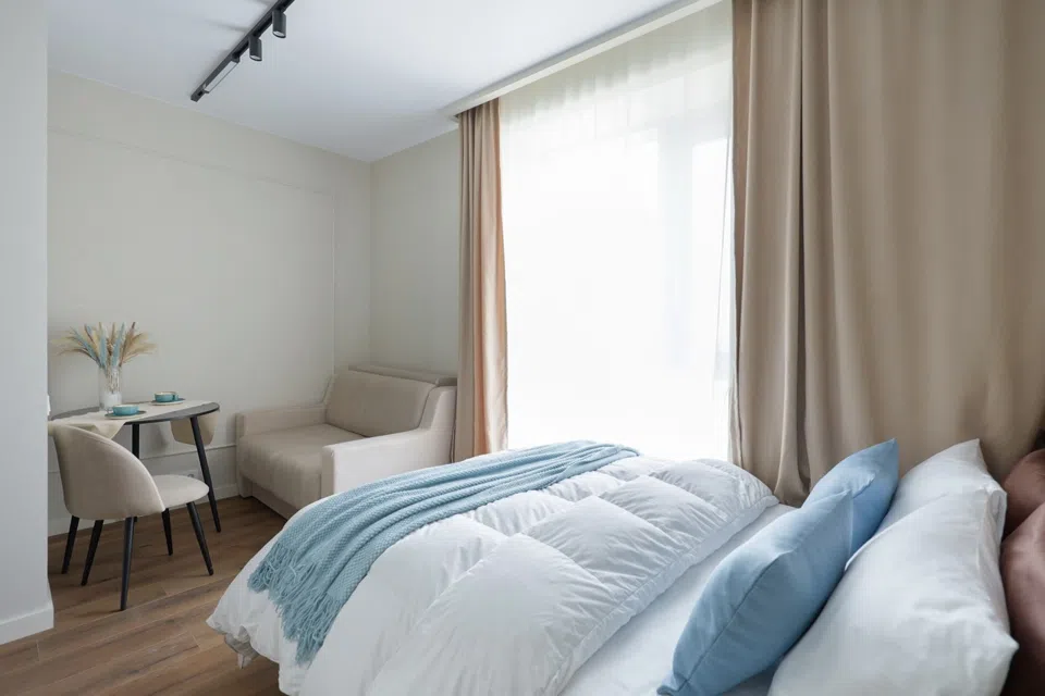 Дизайнерская студия на 8 этаже в ЖК Nice Loft