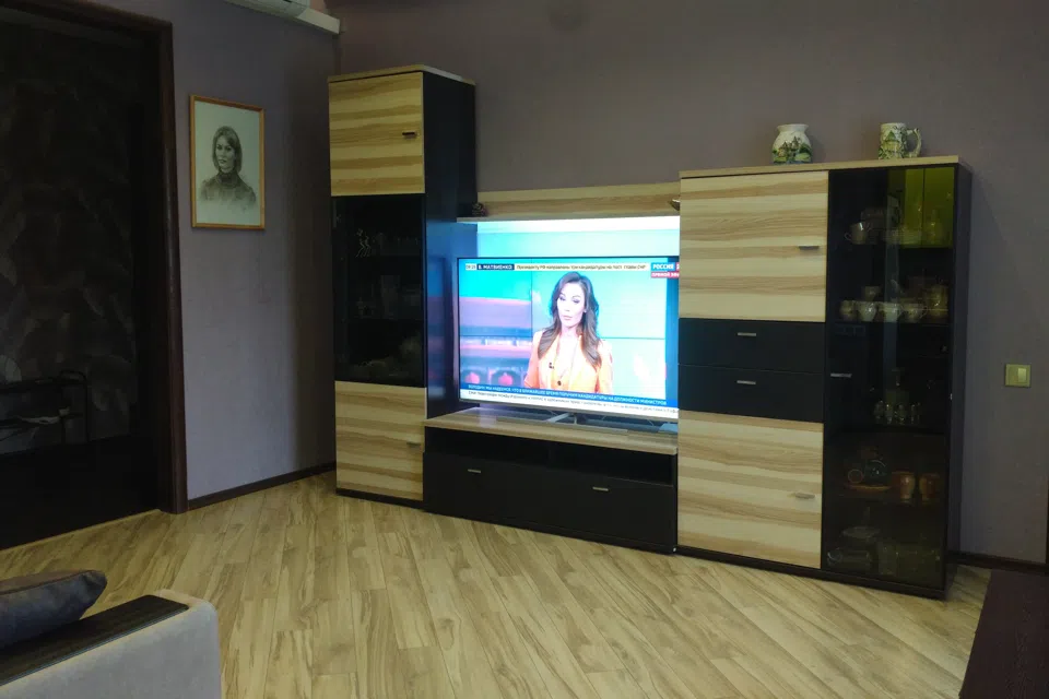 Уютная двушка в центре с видом на парк.