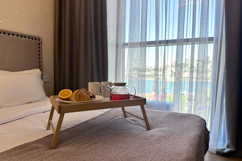 Стильная студия с видом на Золотой Рог. Рядом с Мариинским