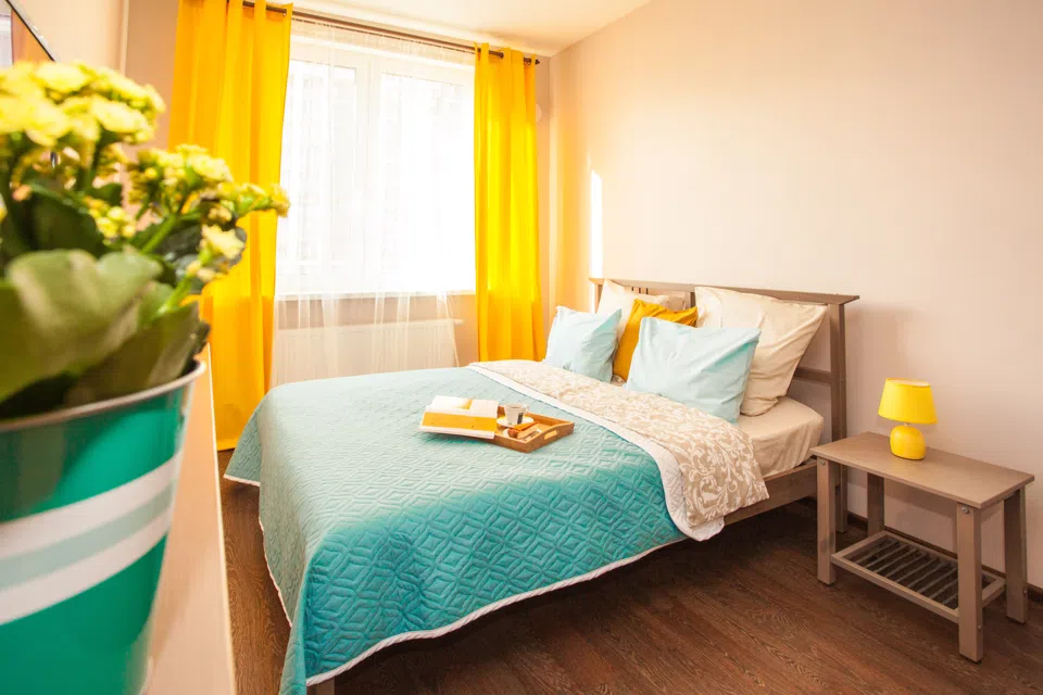 1-к. квартира, 46 кв. м, 3 кровати