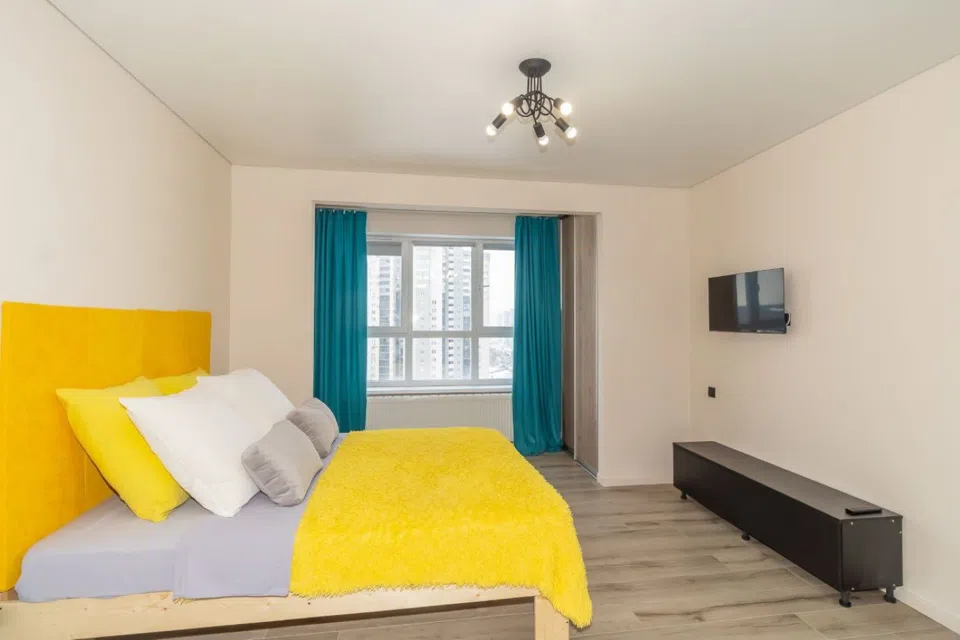 Квартира-студия, 35 кв м, 2 кровати