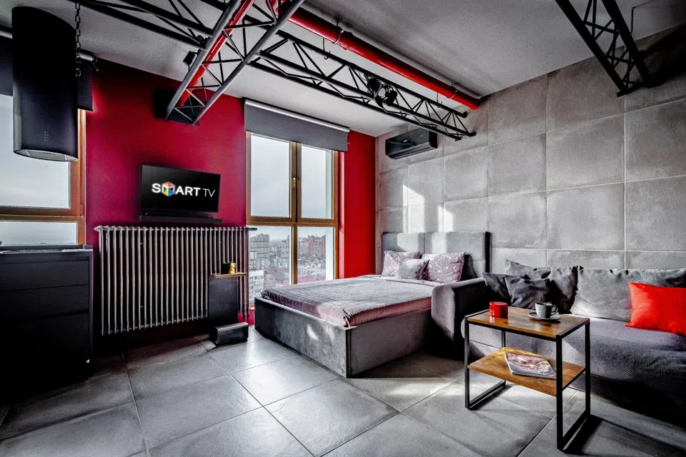 Дизайнeрские aпаpтаменты Grey Loft Юг Апарт