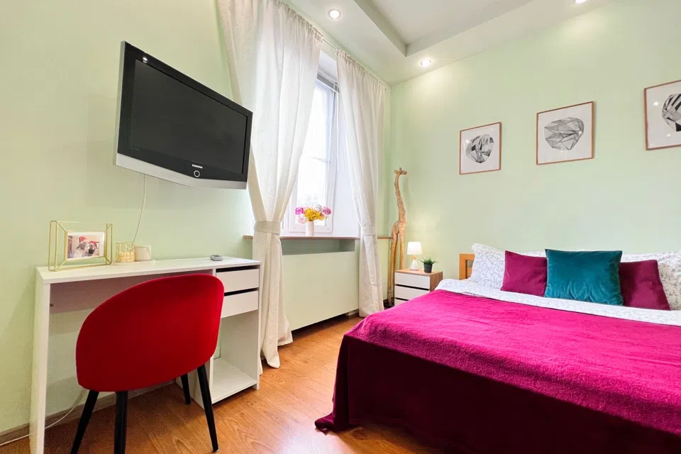 2-к. квартира, 50 кв. м, 3 кровати