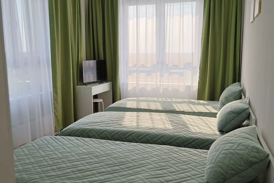 Кв. Стрелковский, Квартира, 57 м², 5 кроватей, 6м
