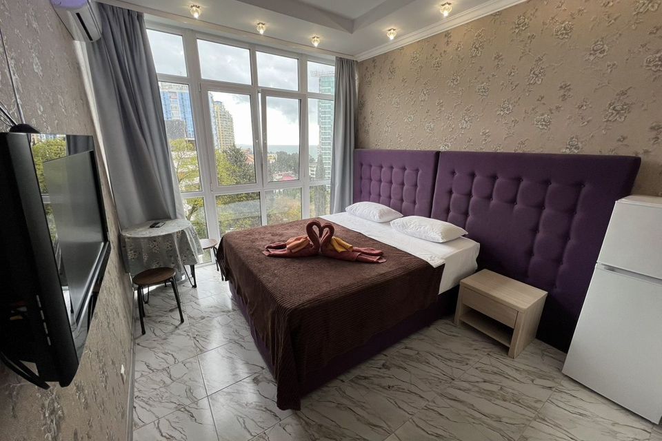 Уютная студия с панорамными окнами