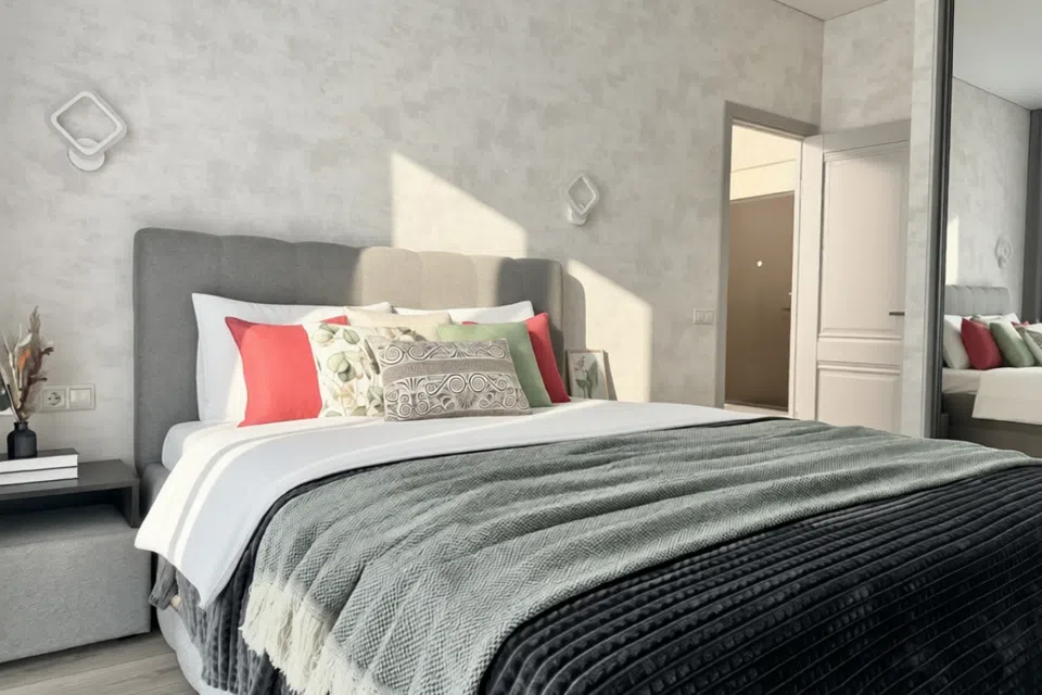 1-к. квартира, 48 м, 2 кровати