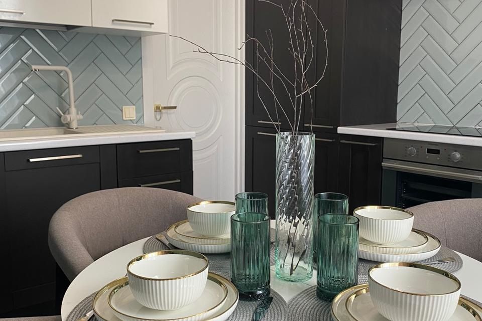 Комфортная двушка у Аквапарка Ривьера с видом на Казанку