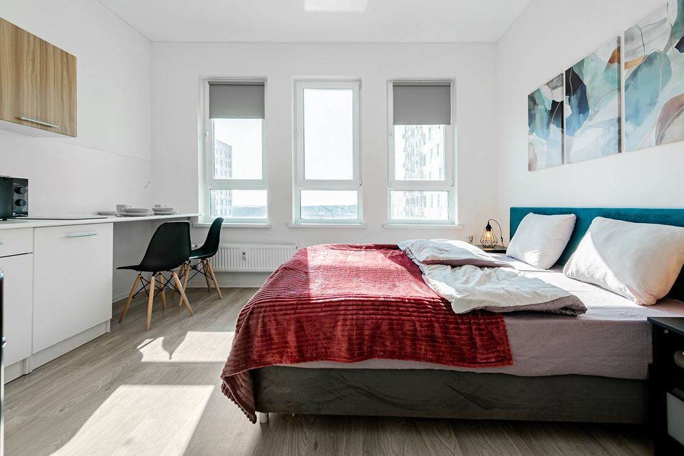 Атмосферная однокомнатная квартира