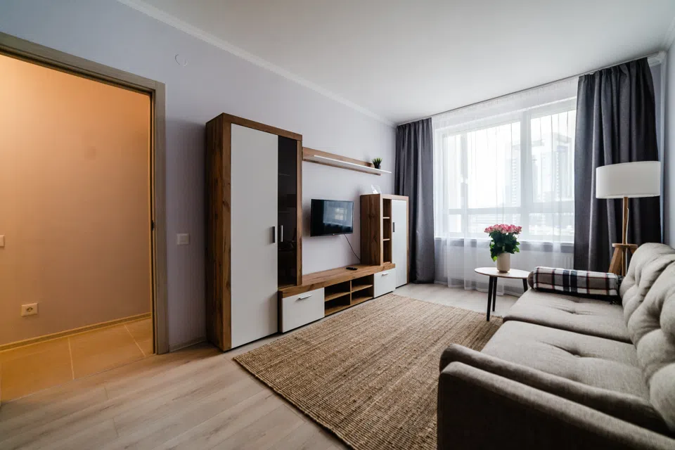 Апартаменты River Side Осенний лес с видом на Москва Сити