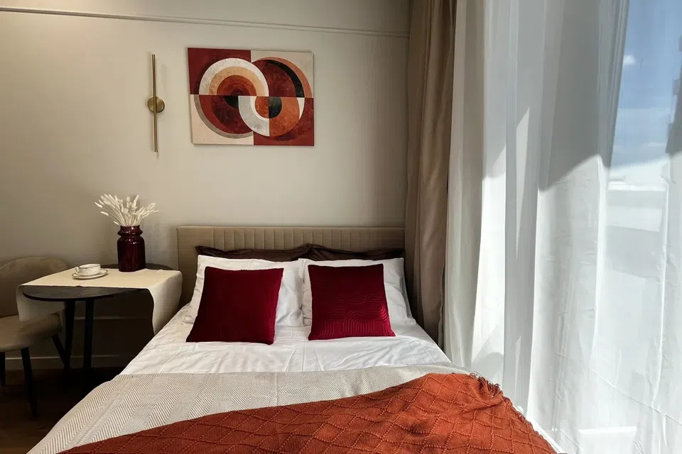 Уютная студия на 12 этаже в ЖК Nice Loft