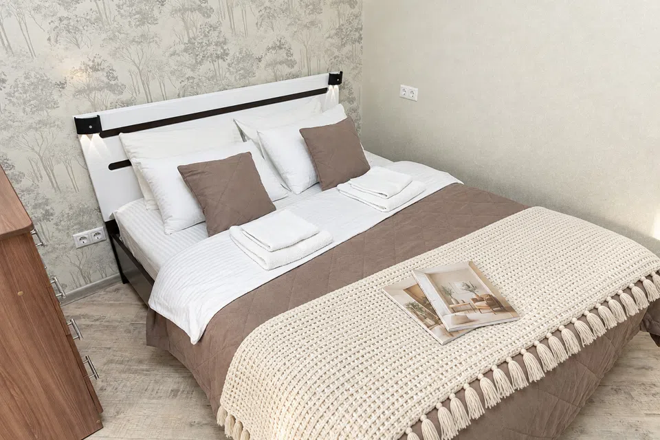 1-к. квартира, 40 м2, 2 кровати