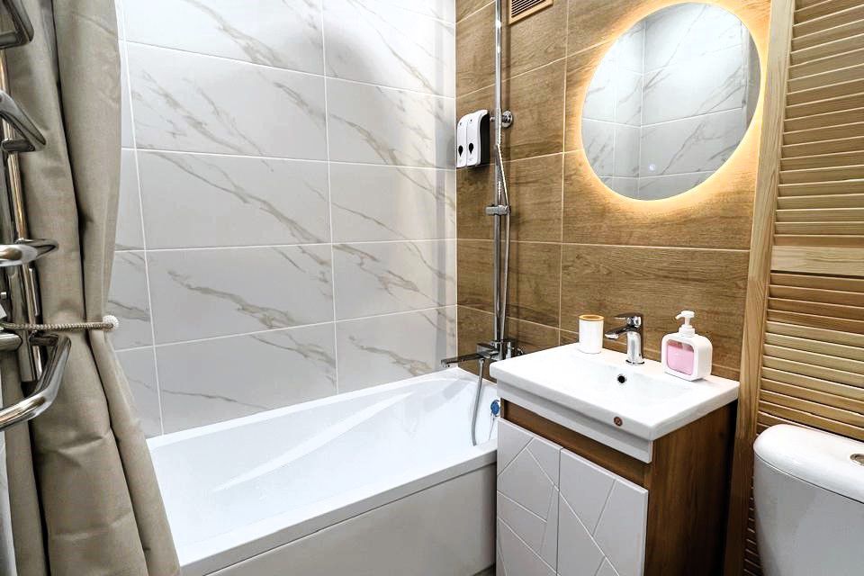 1-к. квартира, 30,5 кв. м., 2 кровати