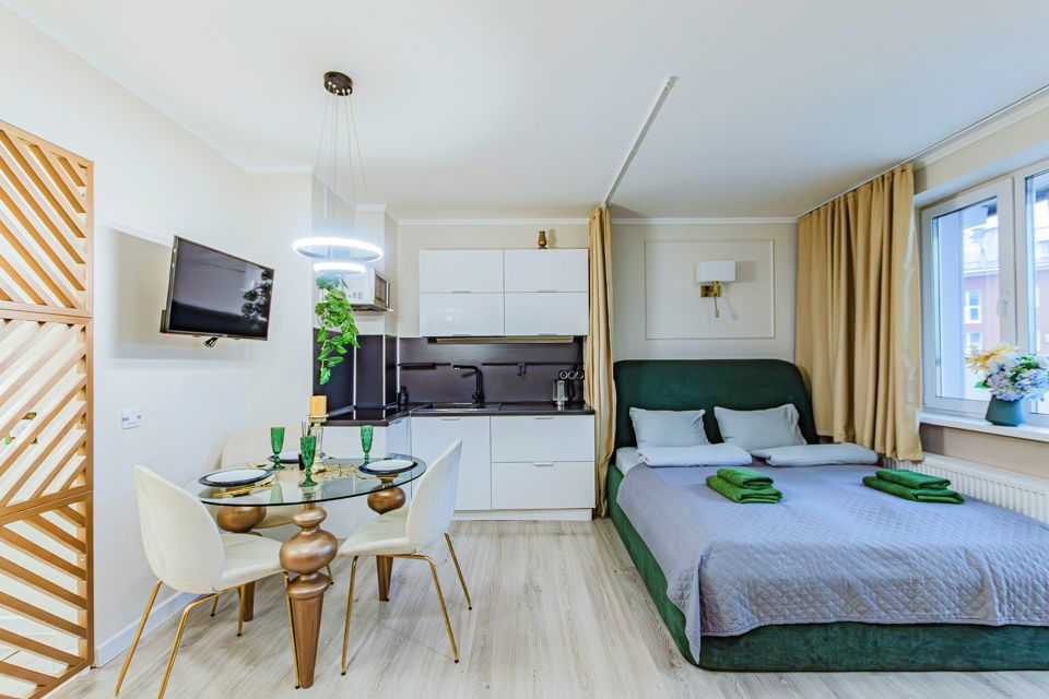 Дизайнерская квартира в современном ЖК GREEN CITY 