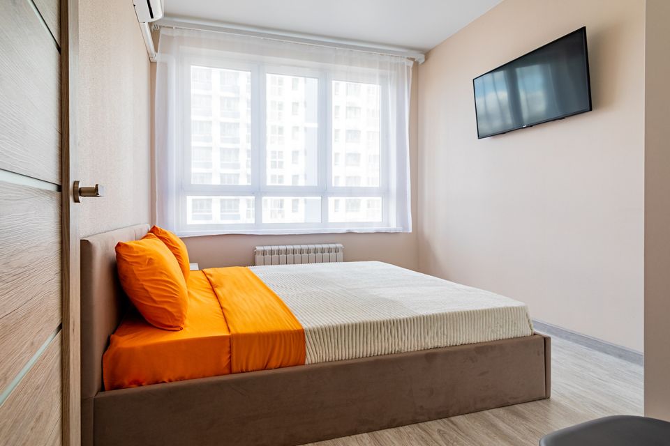 Светлая 1-комнатная квартира с балконом 