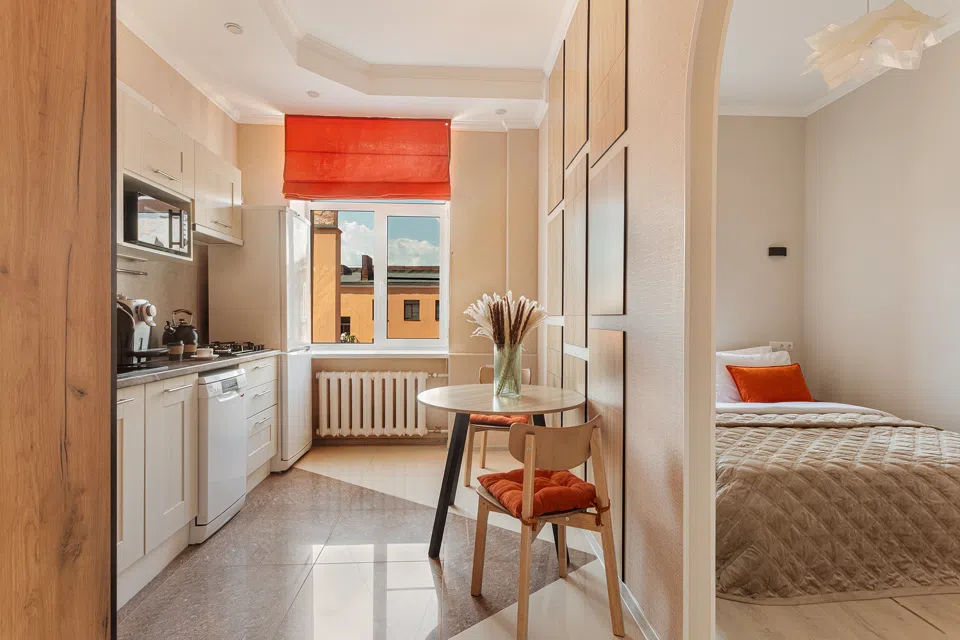 JN Apartments. Двухместная дизайнерская студия