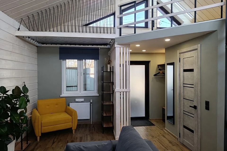 Дом в черте КАД, с удобствами, парковкой, террасой и грилем.