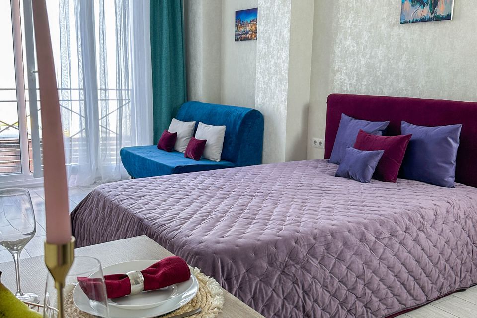 Квартира-студия, 25 м2, 3 кровати