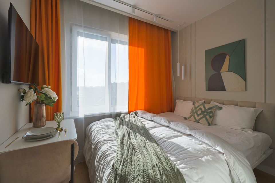 Дизайнeрcкие aпapтаменты на 9 этаже в ЖК Sky Skоlkоvо.