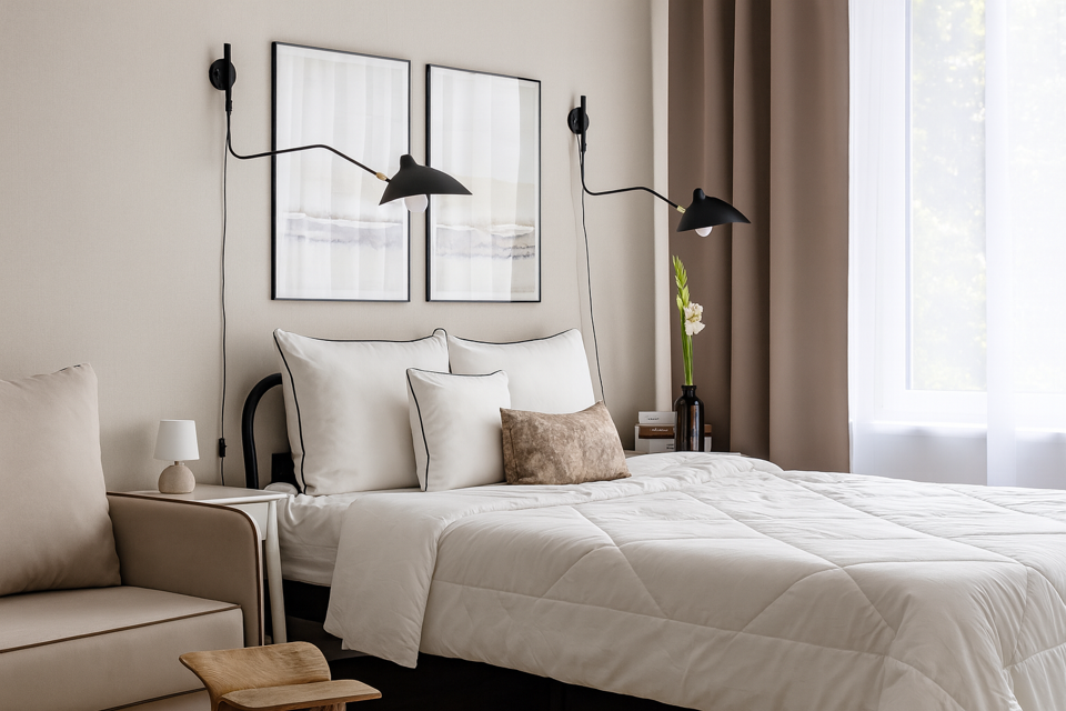 Стильная и тёплая квартира с новым дизайнерским ремонтом 