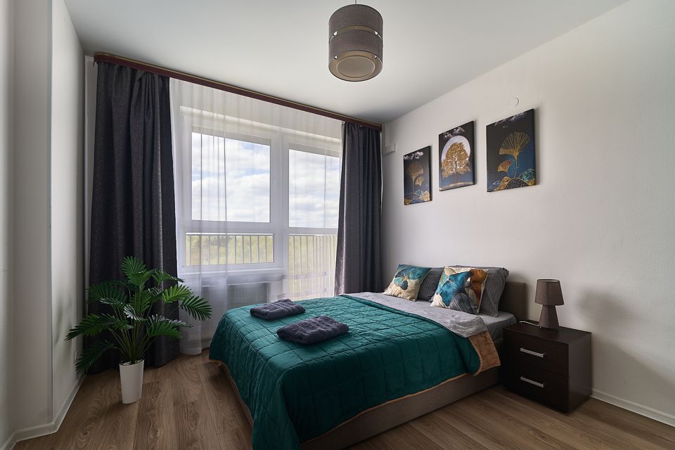 Евро-двушка на последнем этаже с двумя кроватями