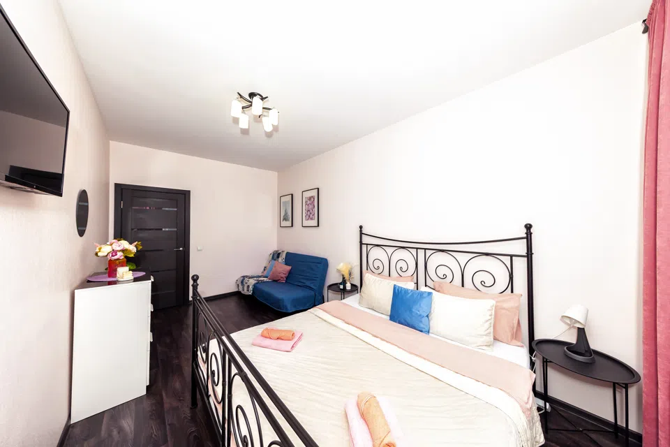 1-к. квартира, 36 кв. м, 2 кровати