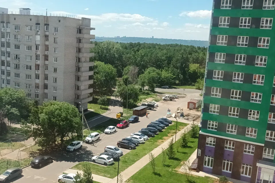 Уютная квартира с видом на реку, мост и лесопарковую зону.