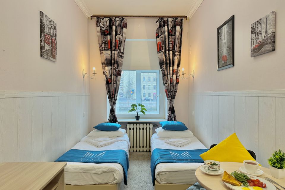 Двухместные апартаменты с раздельными кроватями в центре