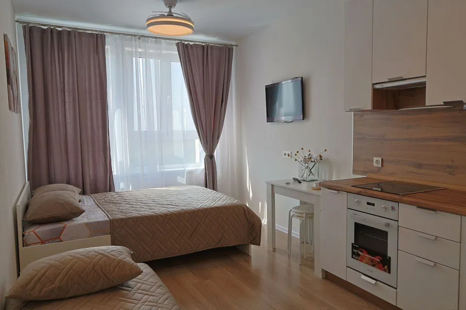 Кв. Стрелковский, Квартира, 57 м², 5 кроватей, 6м