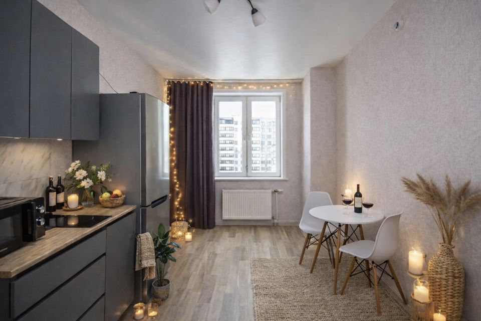 Просторная 1к комнатная  квартира в новом ЖК на 20 этаже 