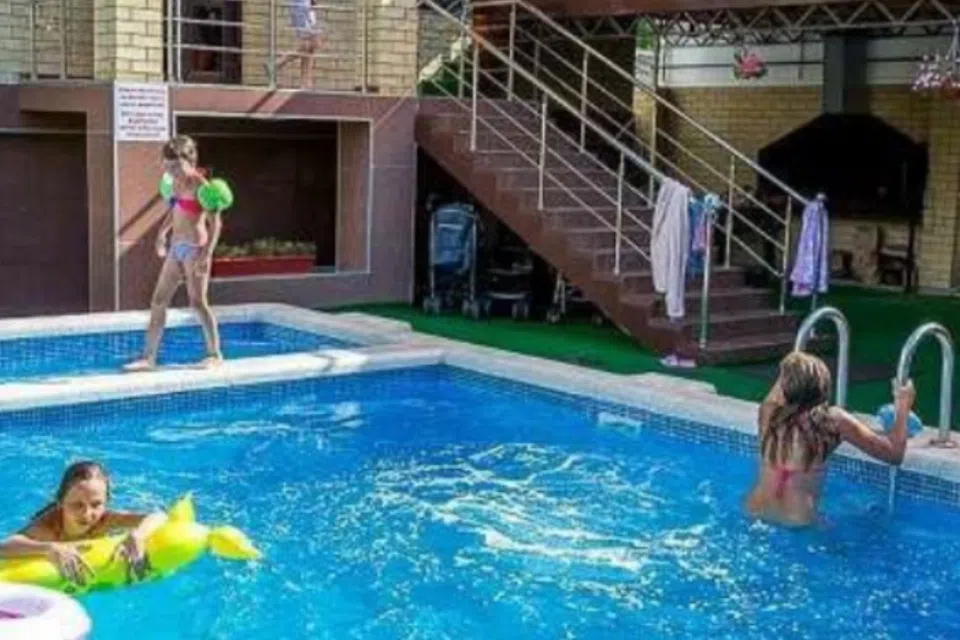 Уютная студия с бассейном, мангальной зоной