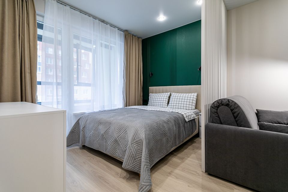 Светлая 1-комнатная квартира у метро Стахановская 