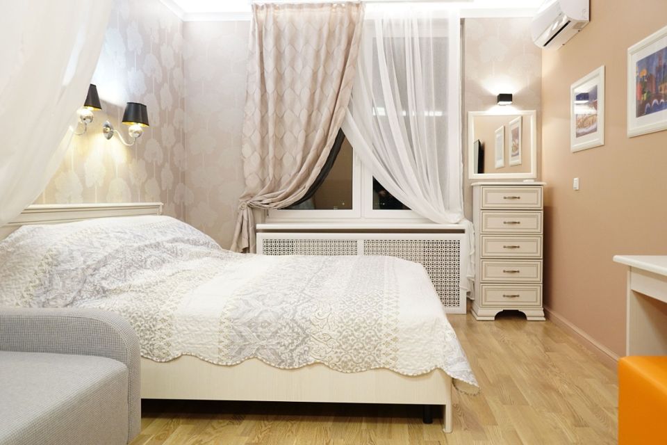 Тёплый холст - однокомнатная квартира в центре