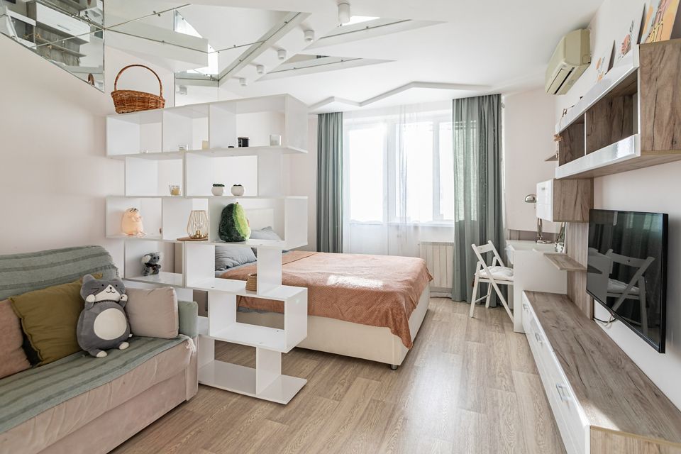 Светлая и стильная 1-комнатная квартира 