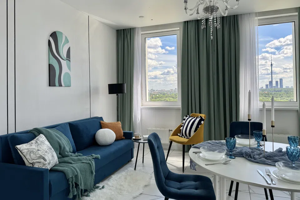 1-к. квартира, 35 м, 3 кровати