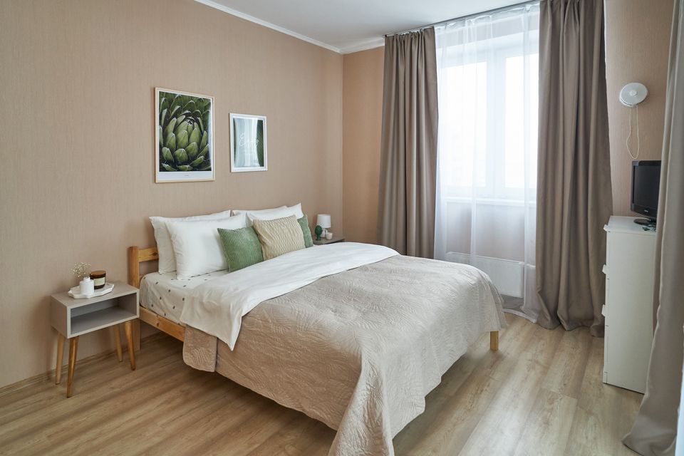 Просторная двухкомнатная квартира с кухней-гостинной